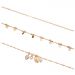 Pack 3 thin necklaces Gold