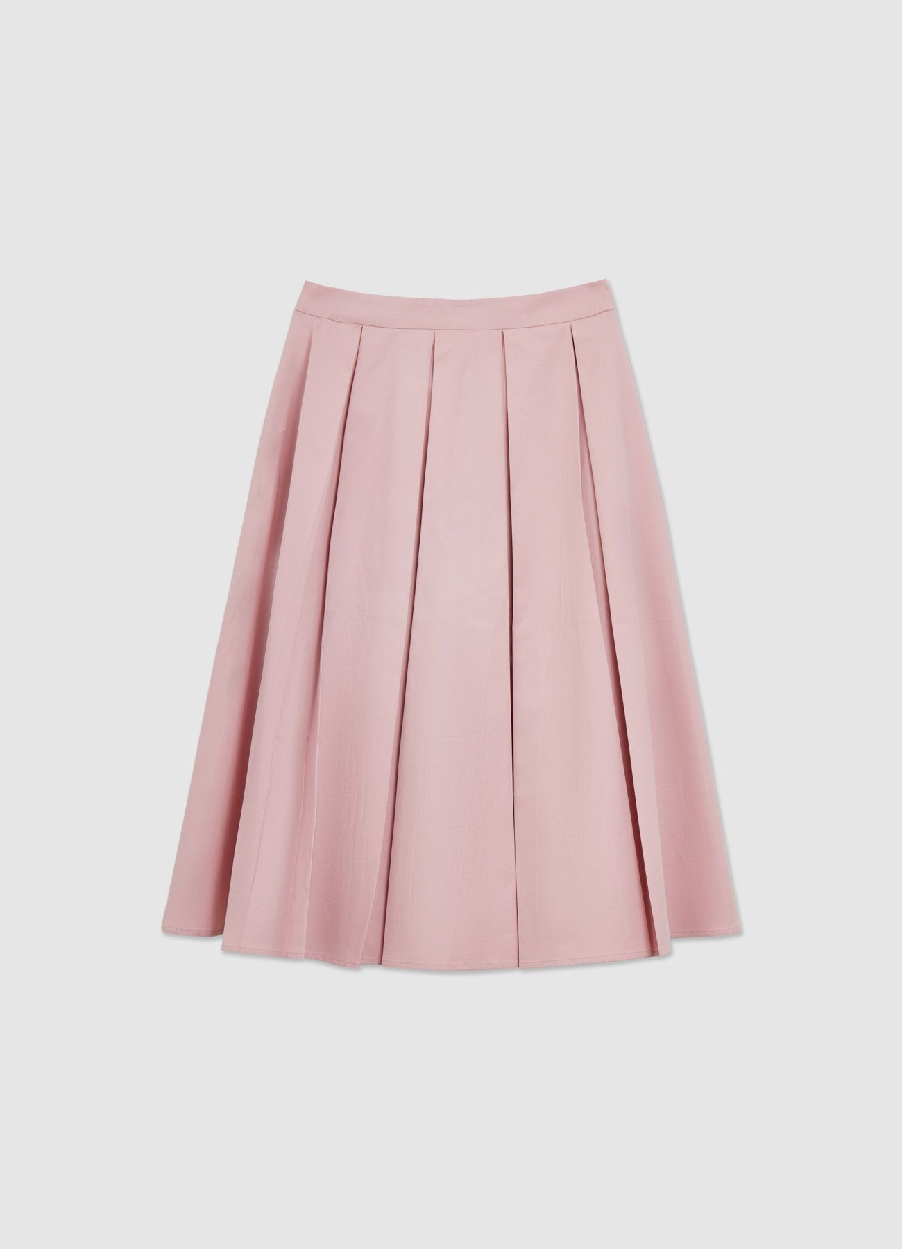 Pleated midi skirt pink light | Calliope