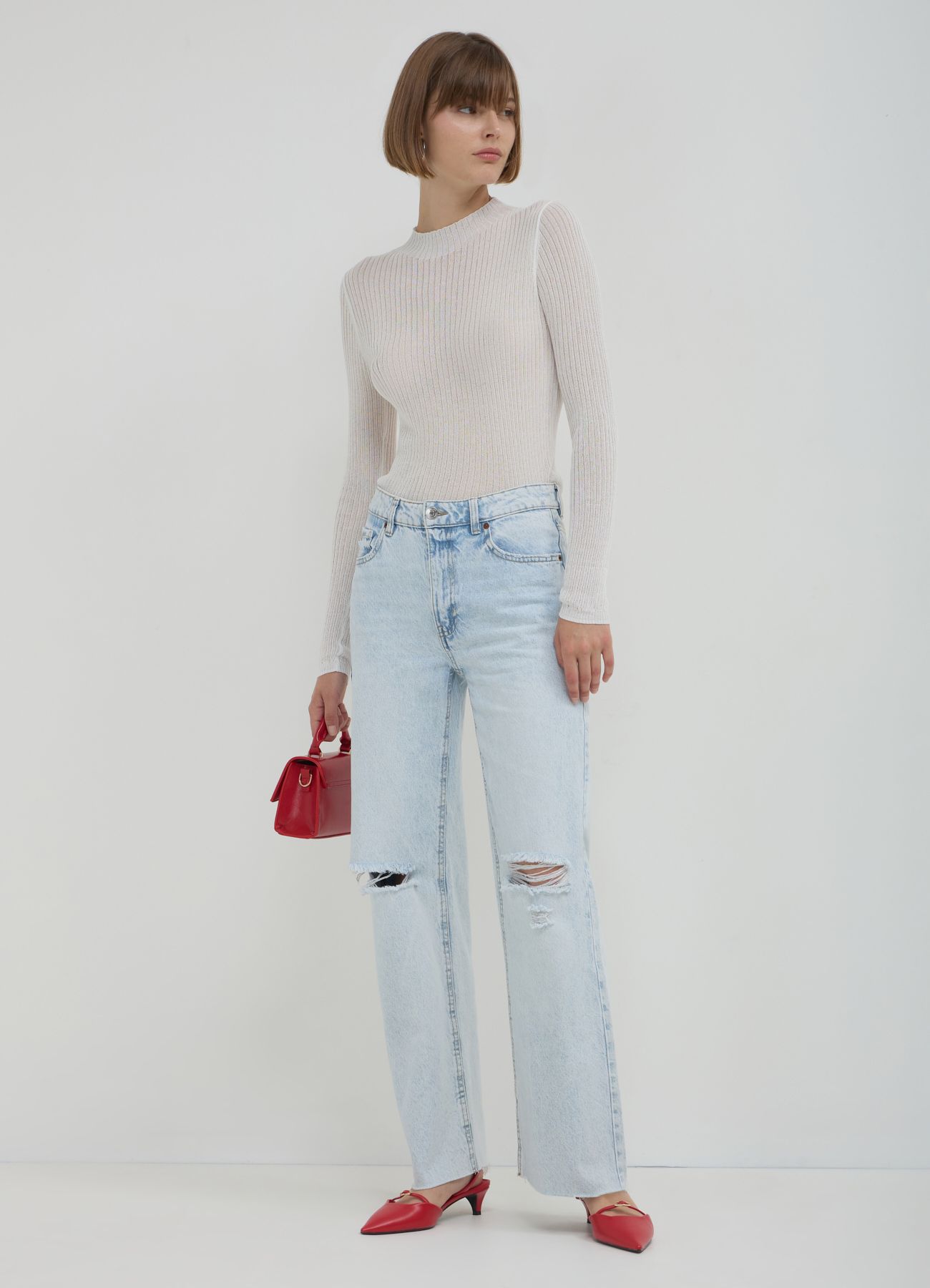 Nohavice jeans dlhe Zena Calliope