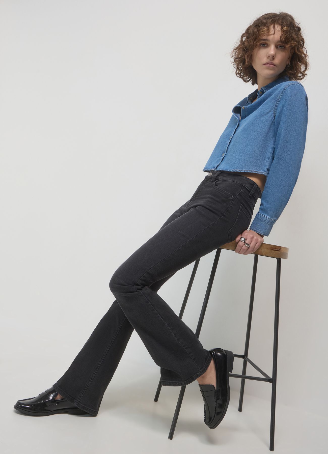 Nohavice jeans dlhe Zena Calliope