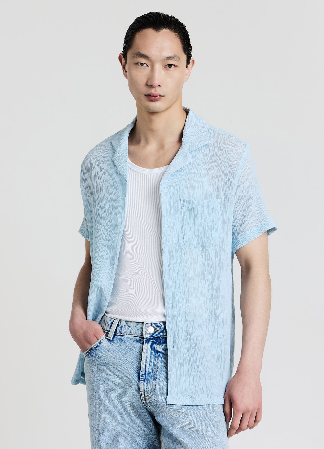 Short-sleeved shirt Man Calliope det_2