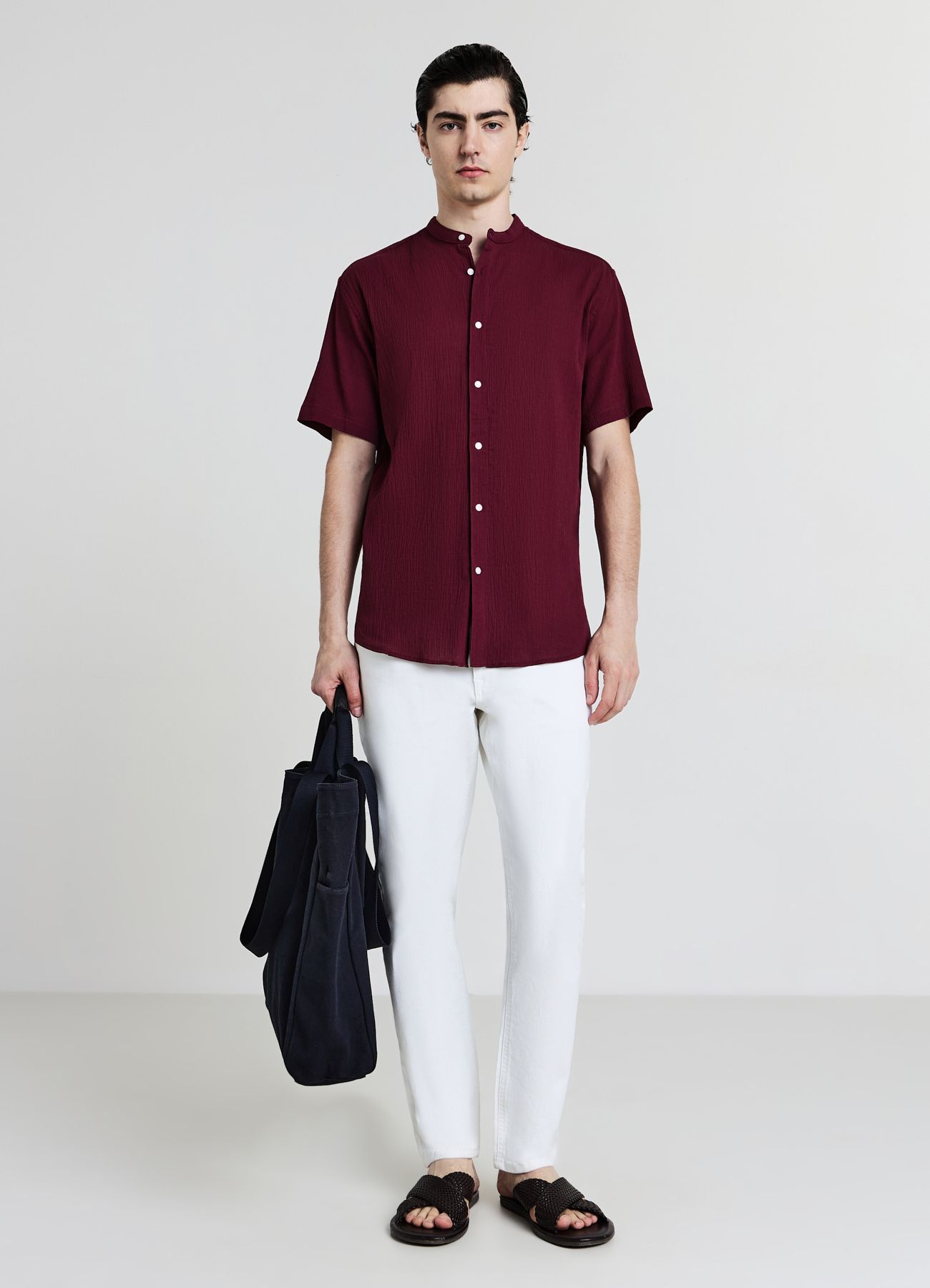 Short-sleeved shirt Man Calliope det_1