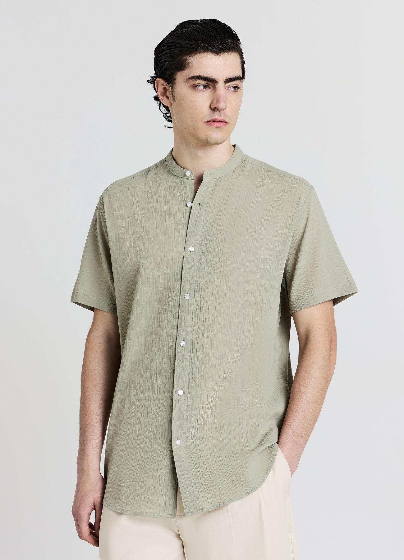 Short-sleeved shirt Man Calliope det_2