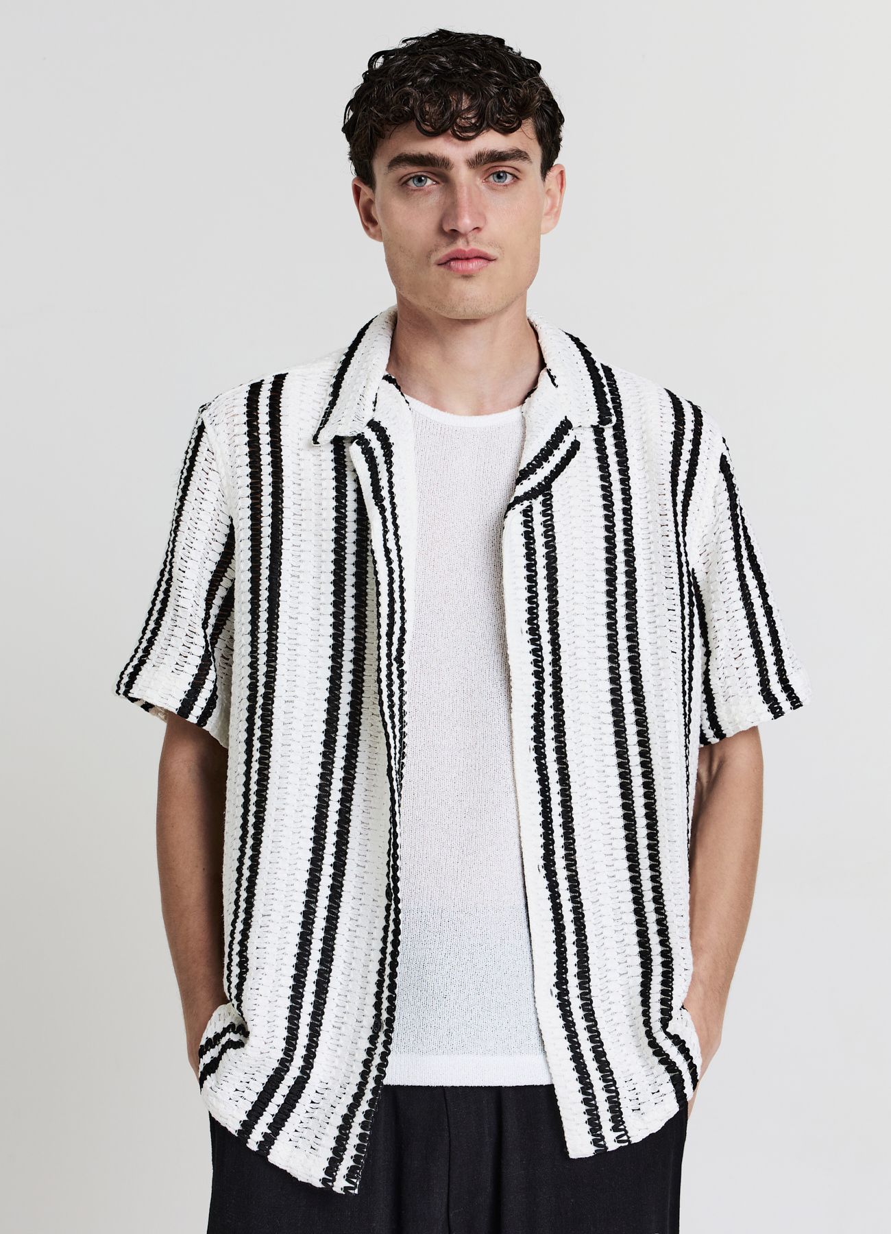 Short-sleeved shirt Man Calliope det_2