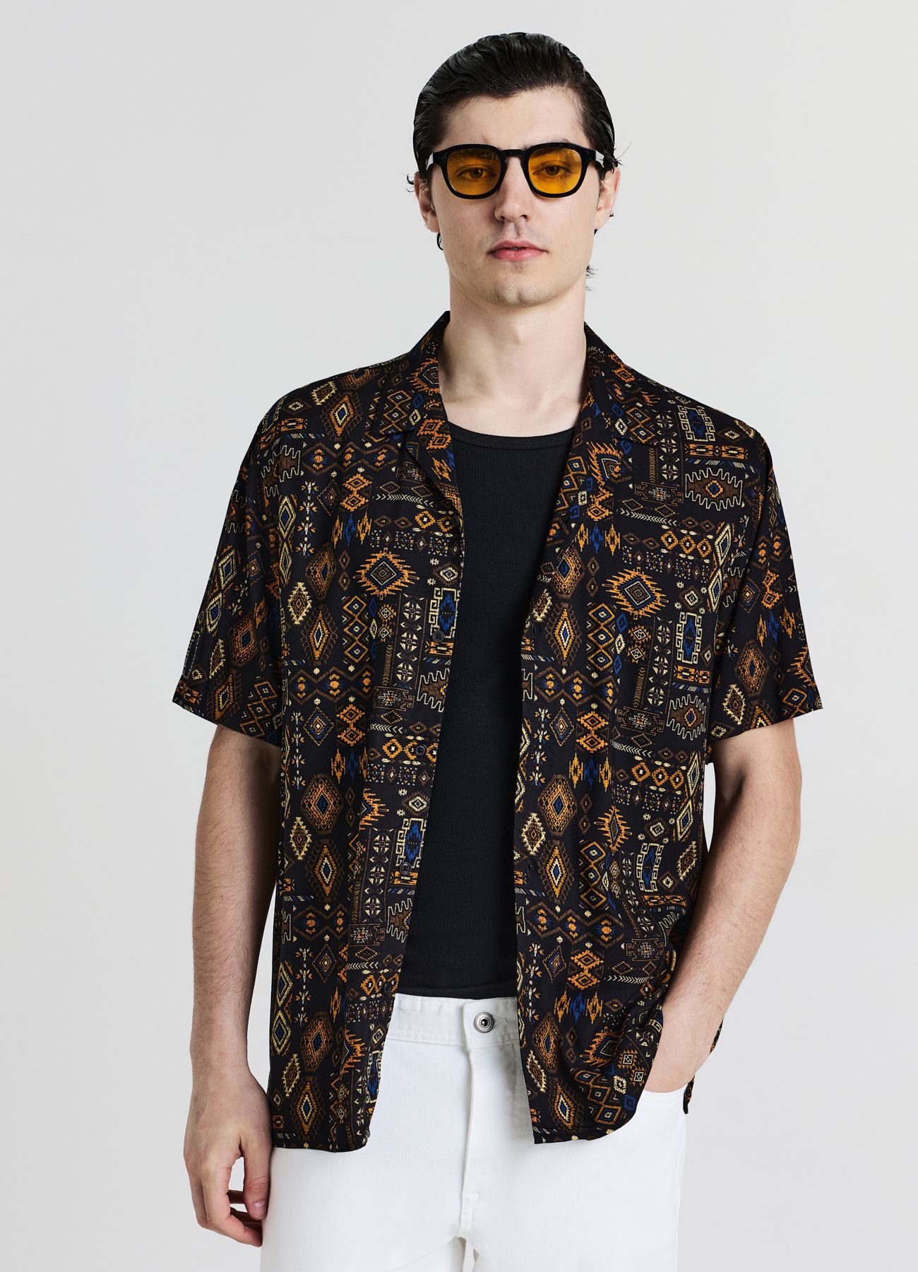 Short-sleeved shirt Man Calliope det_2