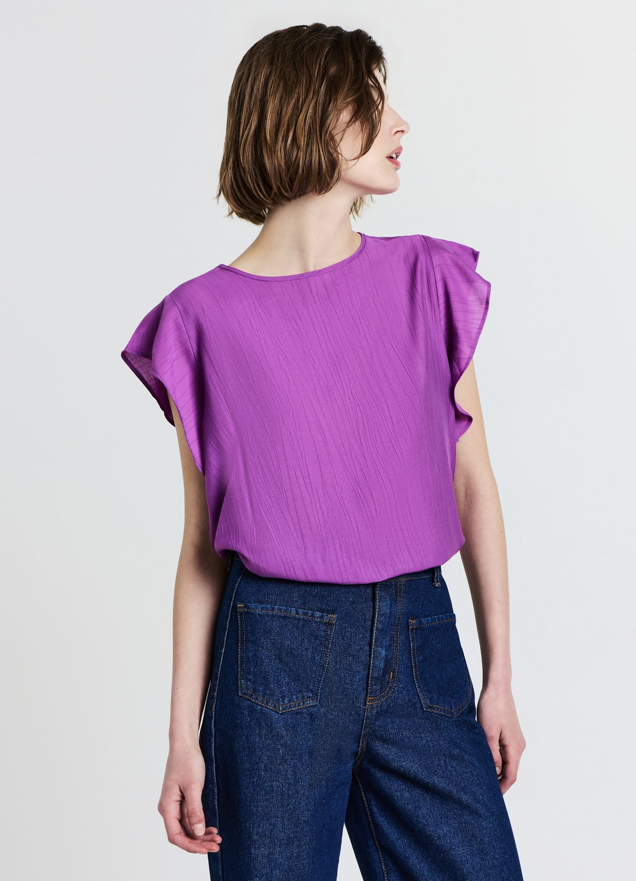 Short-sleeved shirt Woman Calliope det_2