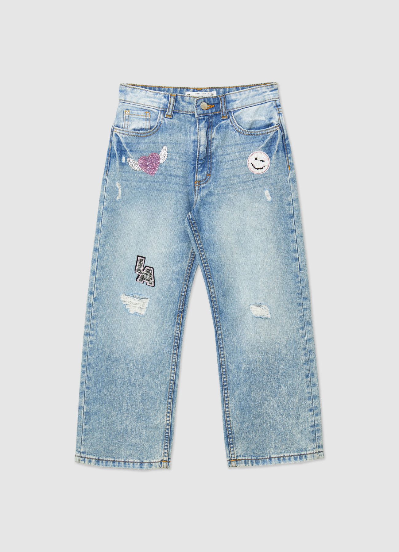 Long pants jeans Girls Calliope Kids det_4