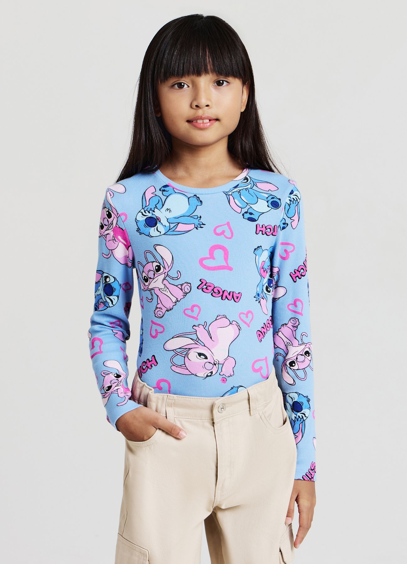 Long-sleeved T-shirt Girls Calliope Kids det_2