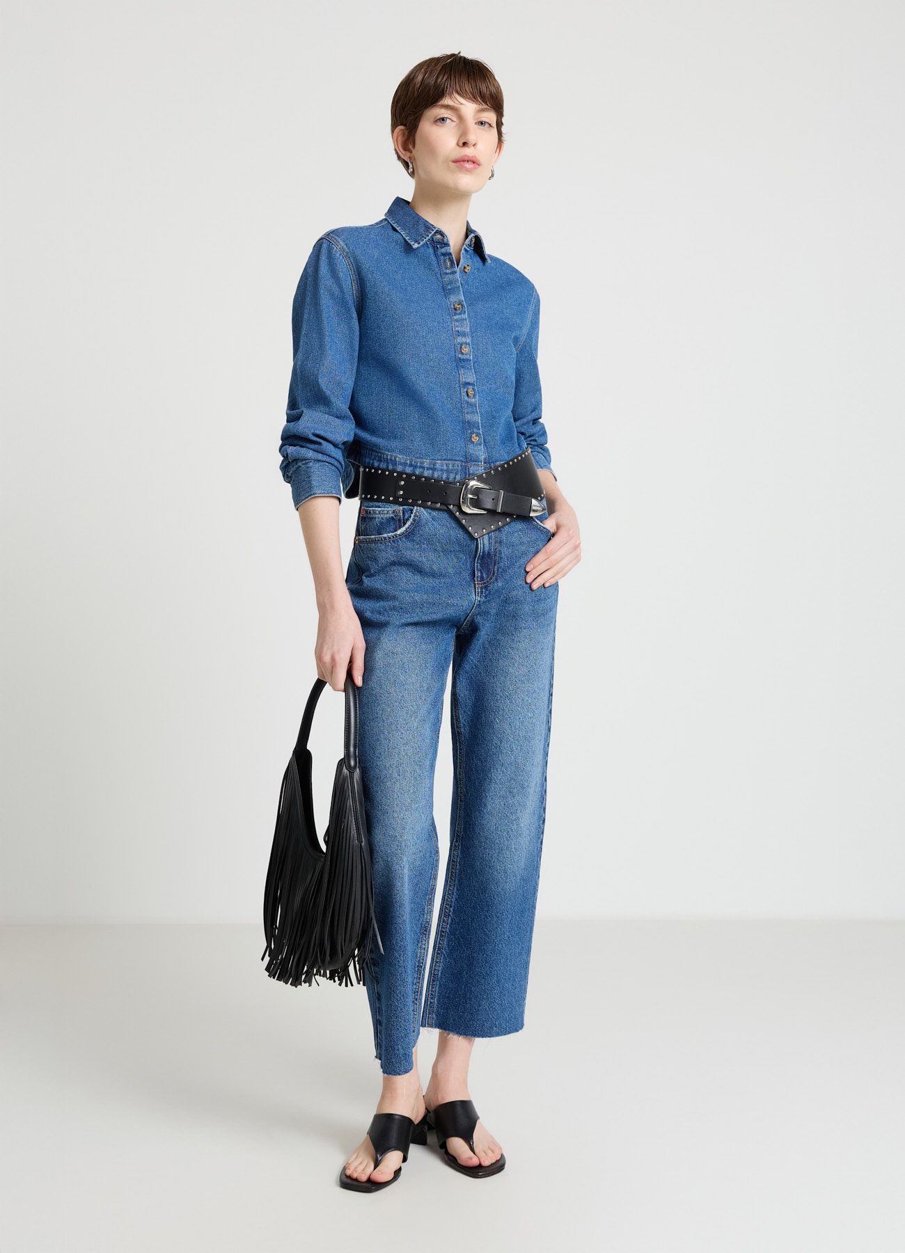 Pantalone Jeans Lungo Žene Calliope