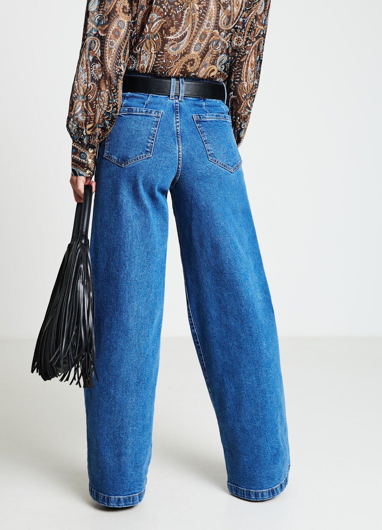 Long pants jeans Woman Calliope in_i4