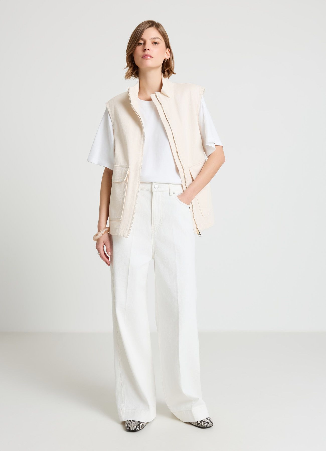 Nohavice jeans dlhe Zena Calliope