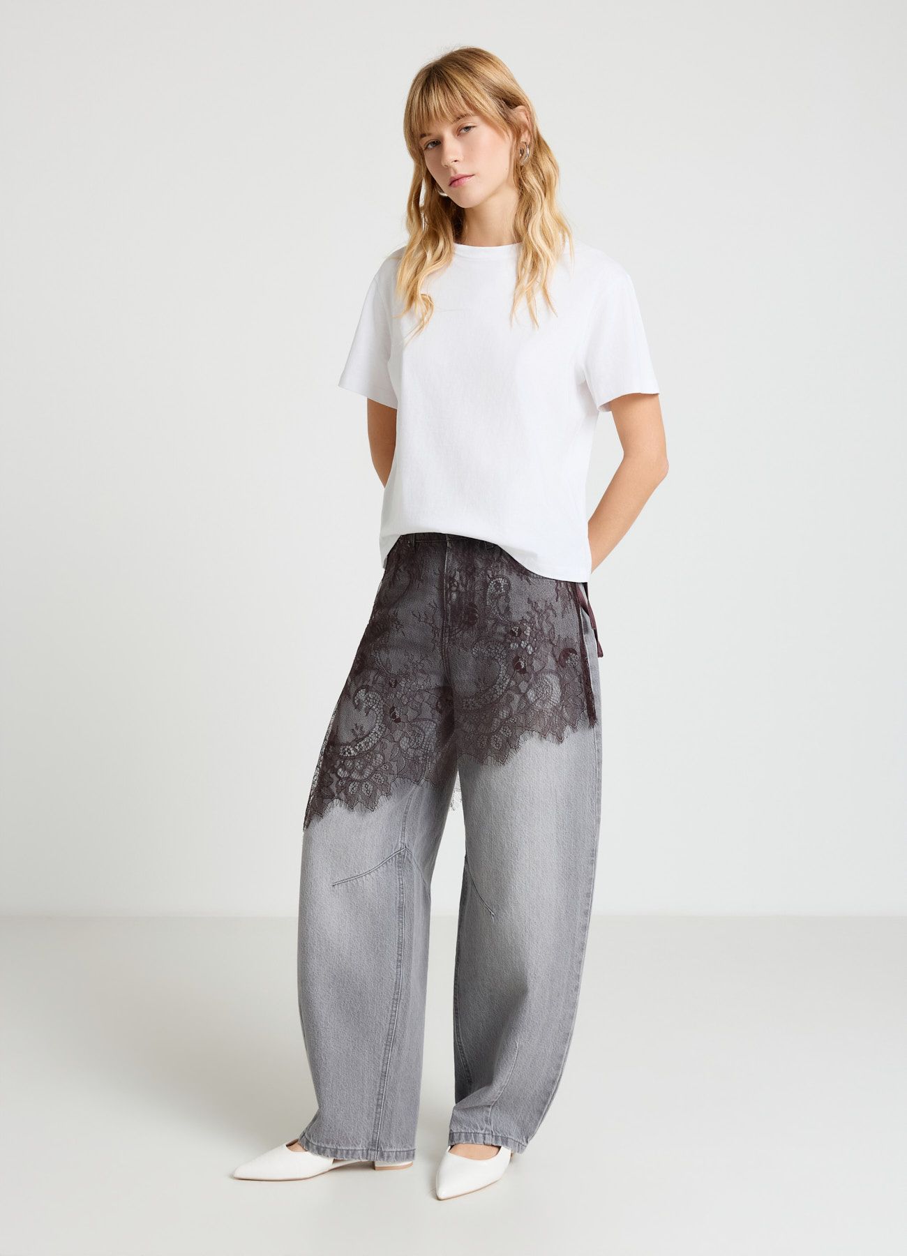 Nohavice jeans dlhe Zena Calliope