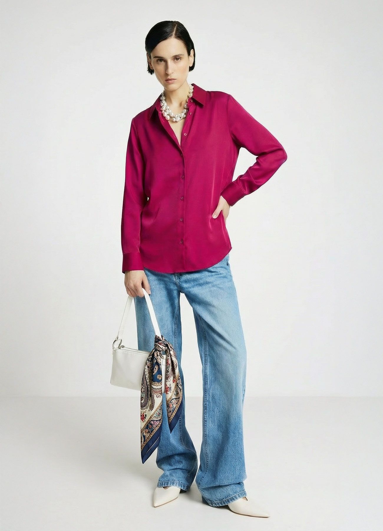 Long-sleeved shirt Woman Calliope det_1