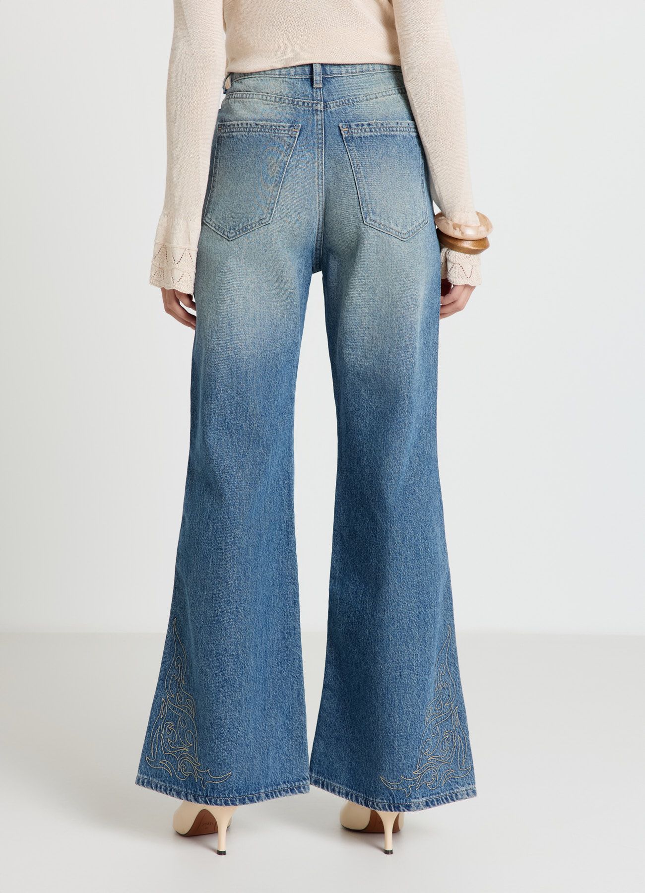 Long pants jeans Woman Calliope in_i4