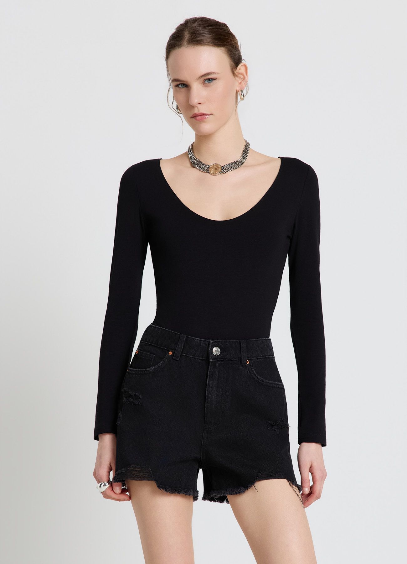 Long-sleeved T-shirt Woman Calliope det_2