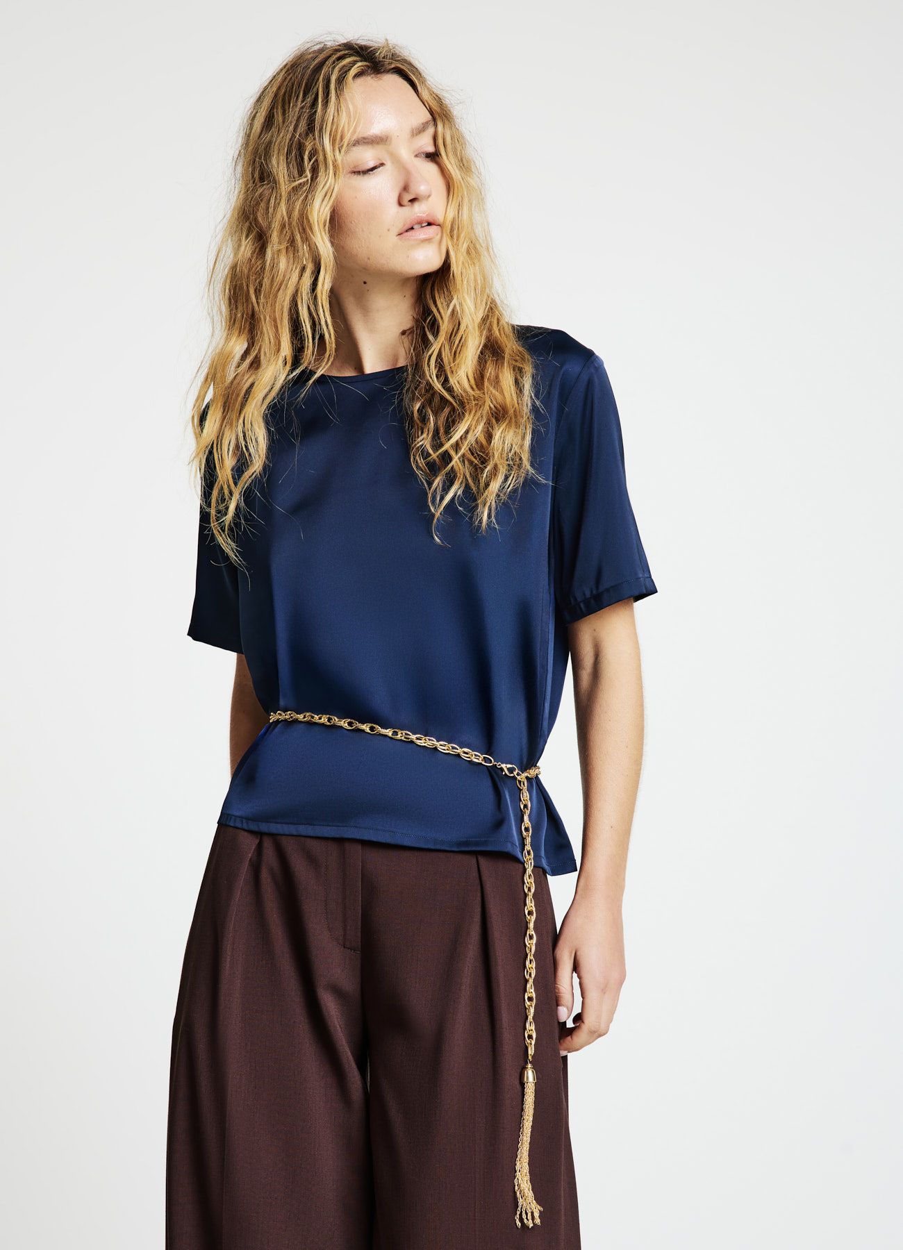 Short-sleeved shirt Woman Calliope det_2