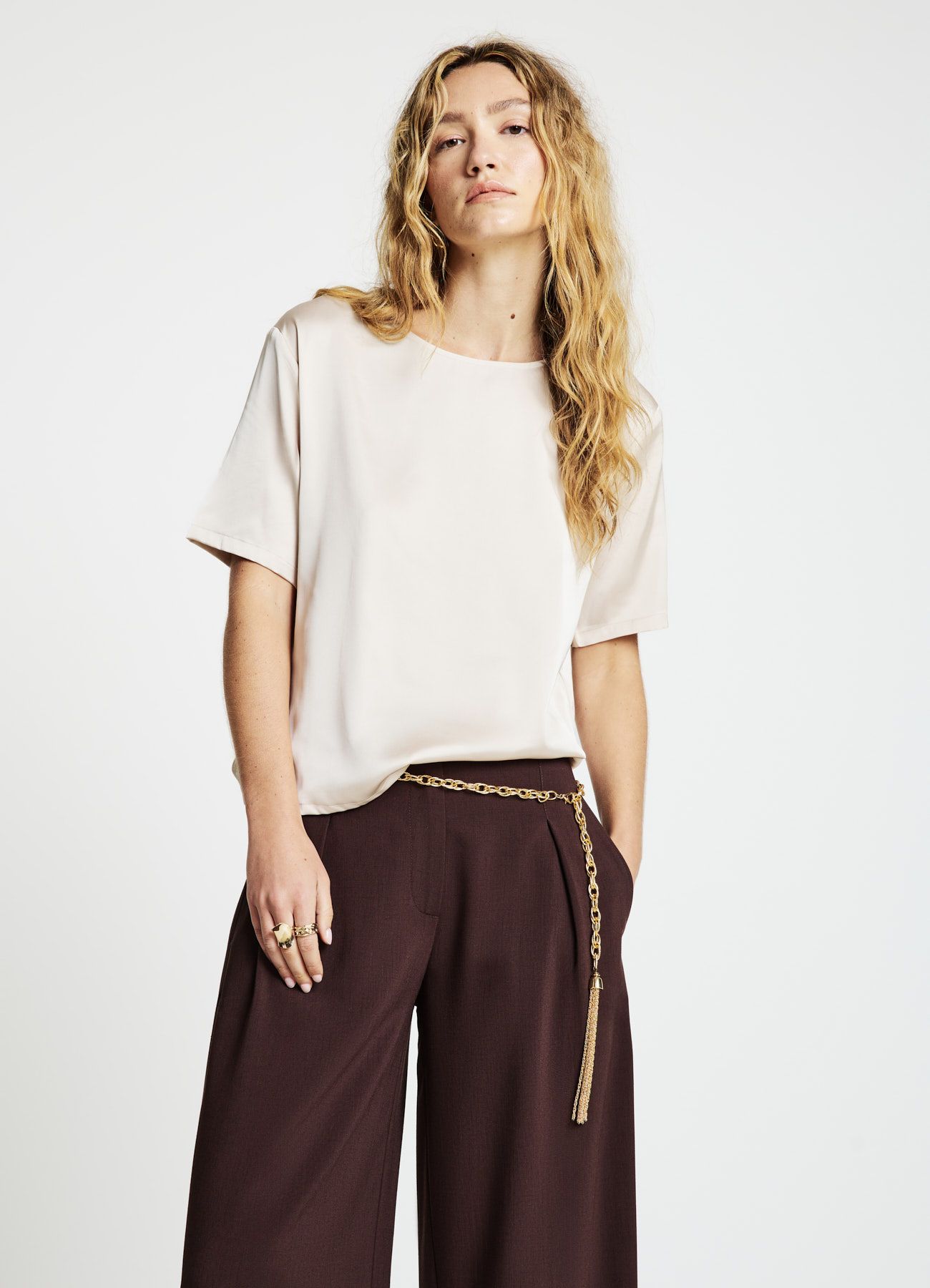 Short-sleeved shirt Woman Calliope det_2