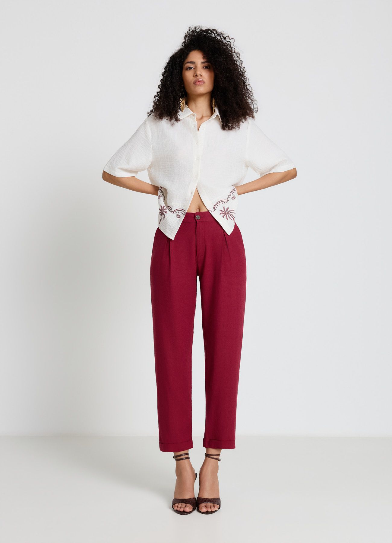 Pantalone Lungo Γυναίκα Calliope det_1
