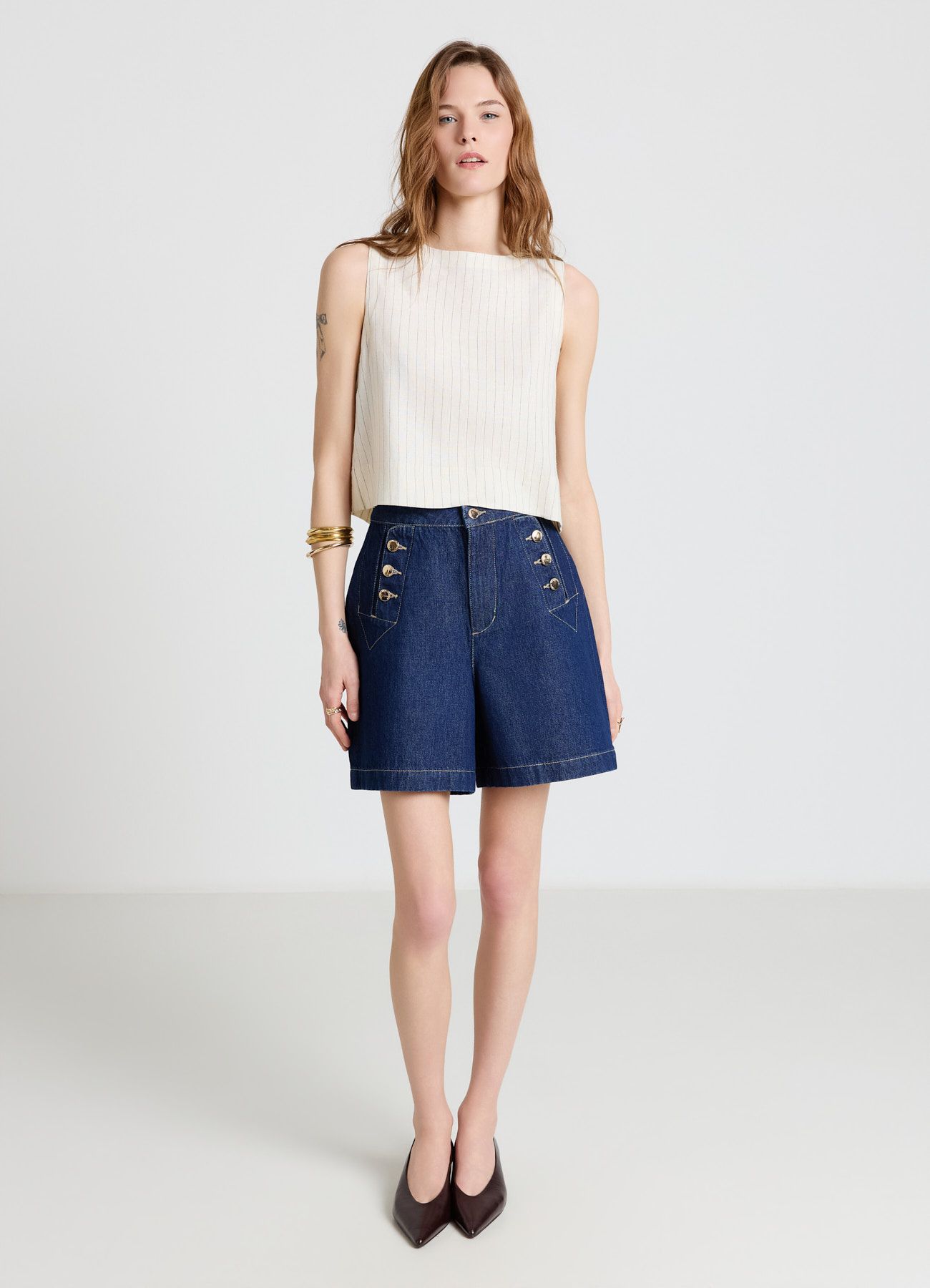 Pantalone Jeans Corto Žene Calliope det_1