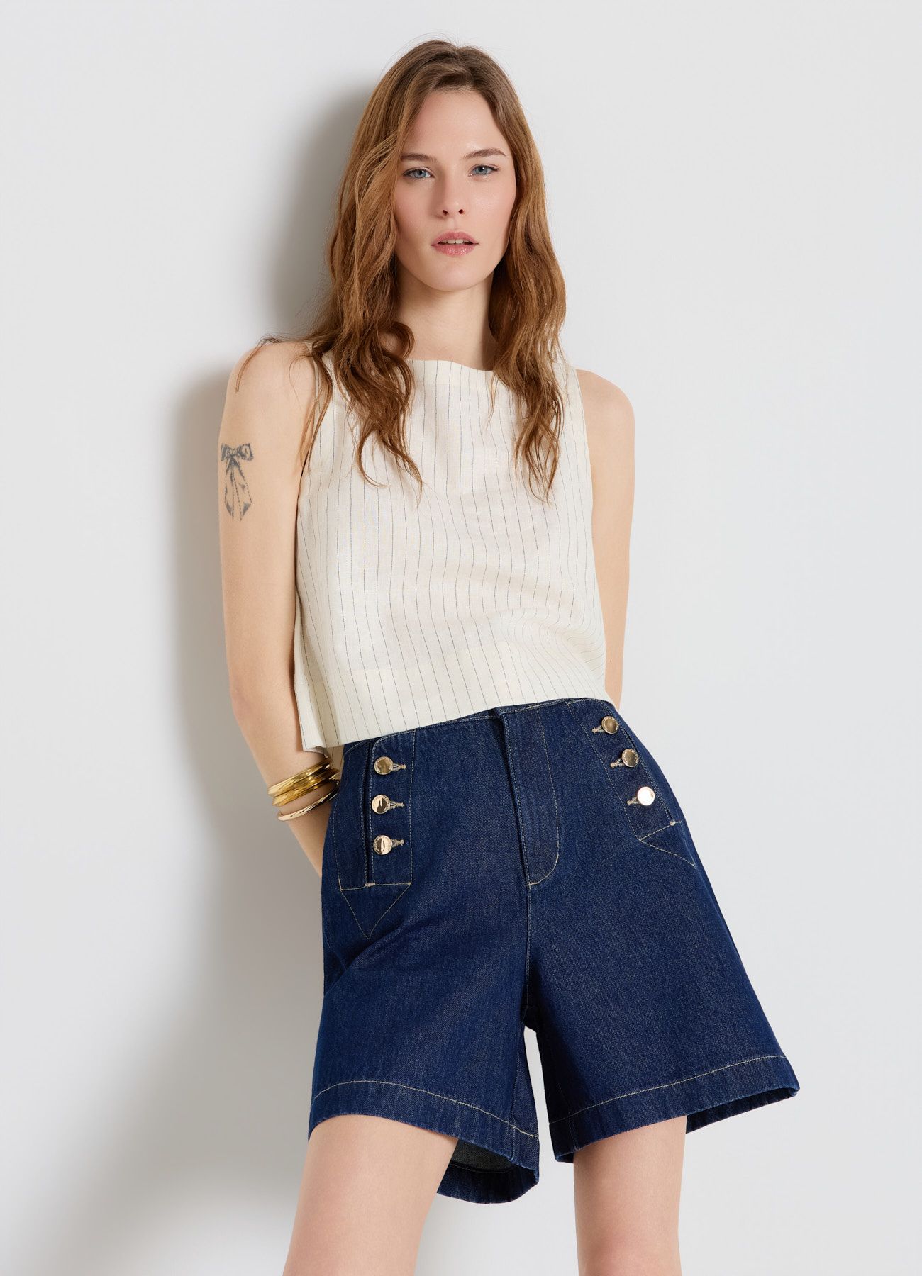 Pantalone Jeans Corto Žene Calliope