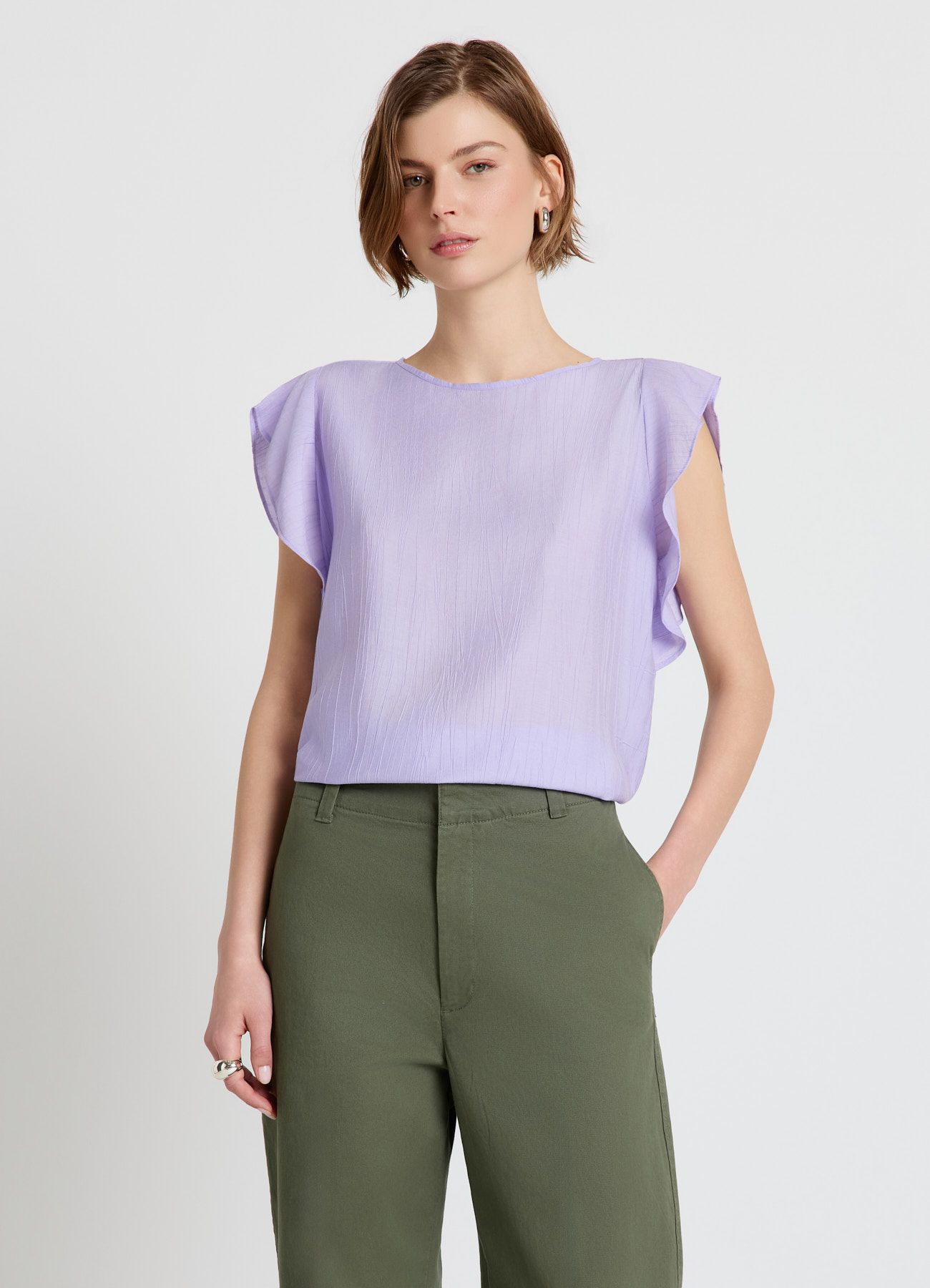 Short-sleeved shirt Woman Calliope det_2