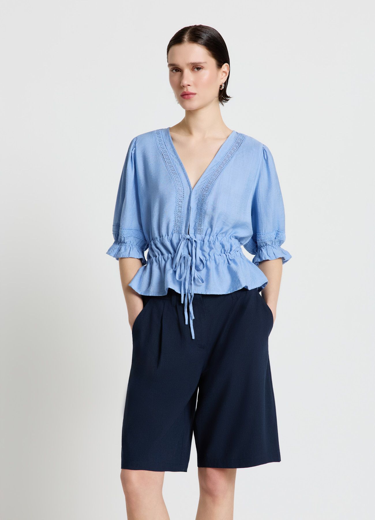 Short-sleeved shirt Woman Calliope det_2