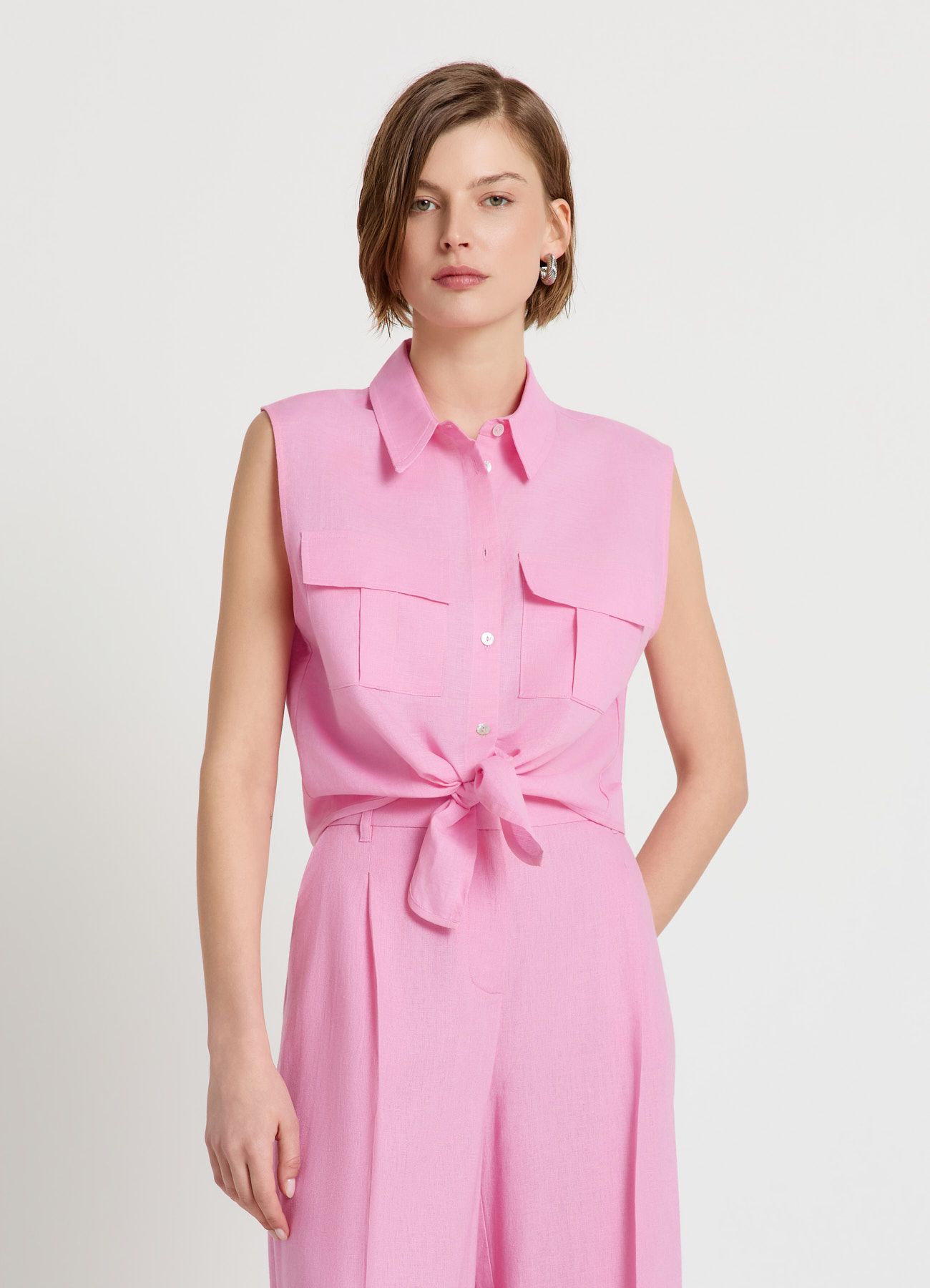 Short-sleeved shirt Woman Calliope det_2