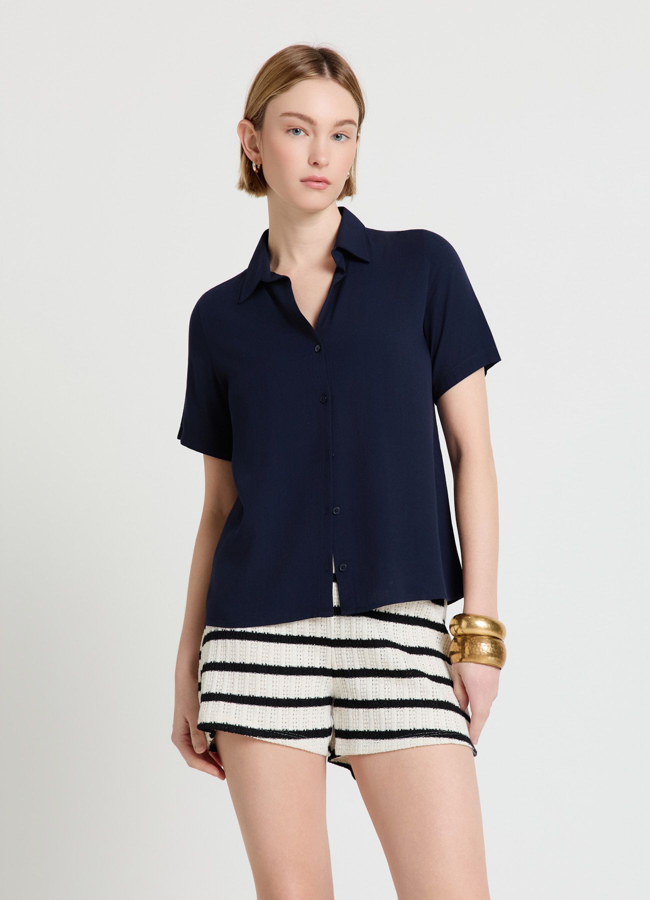 Short-sleeved shirt Woman Calliope det_2