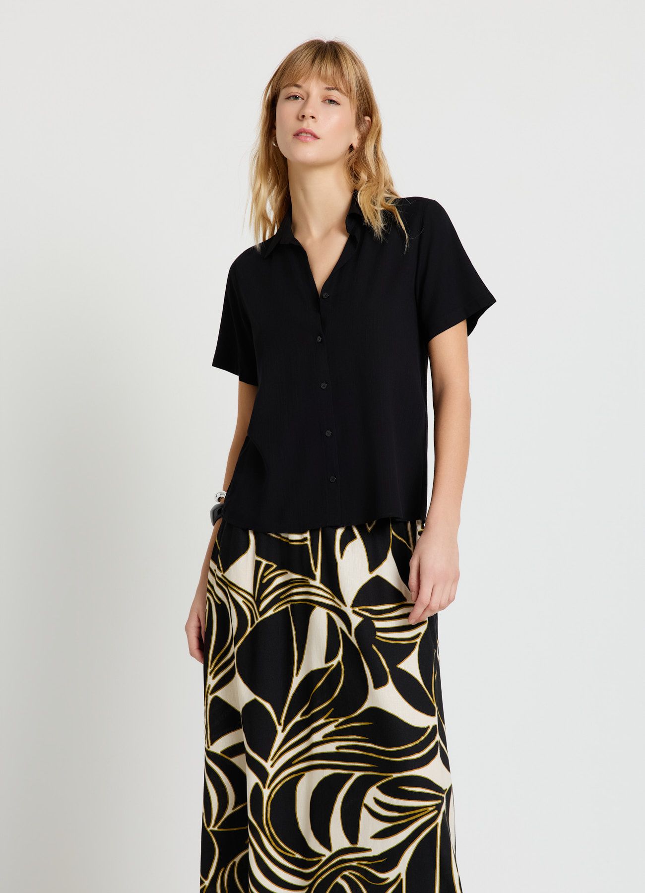 Short-sleeved shirt Woman Calliope det_2