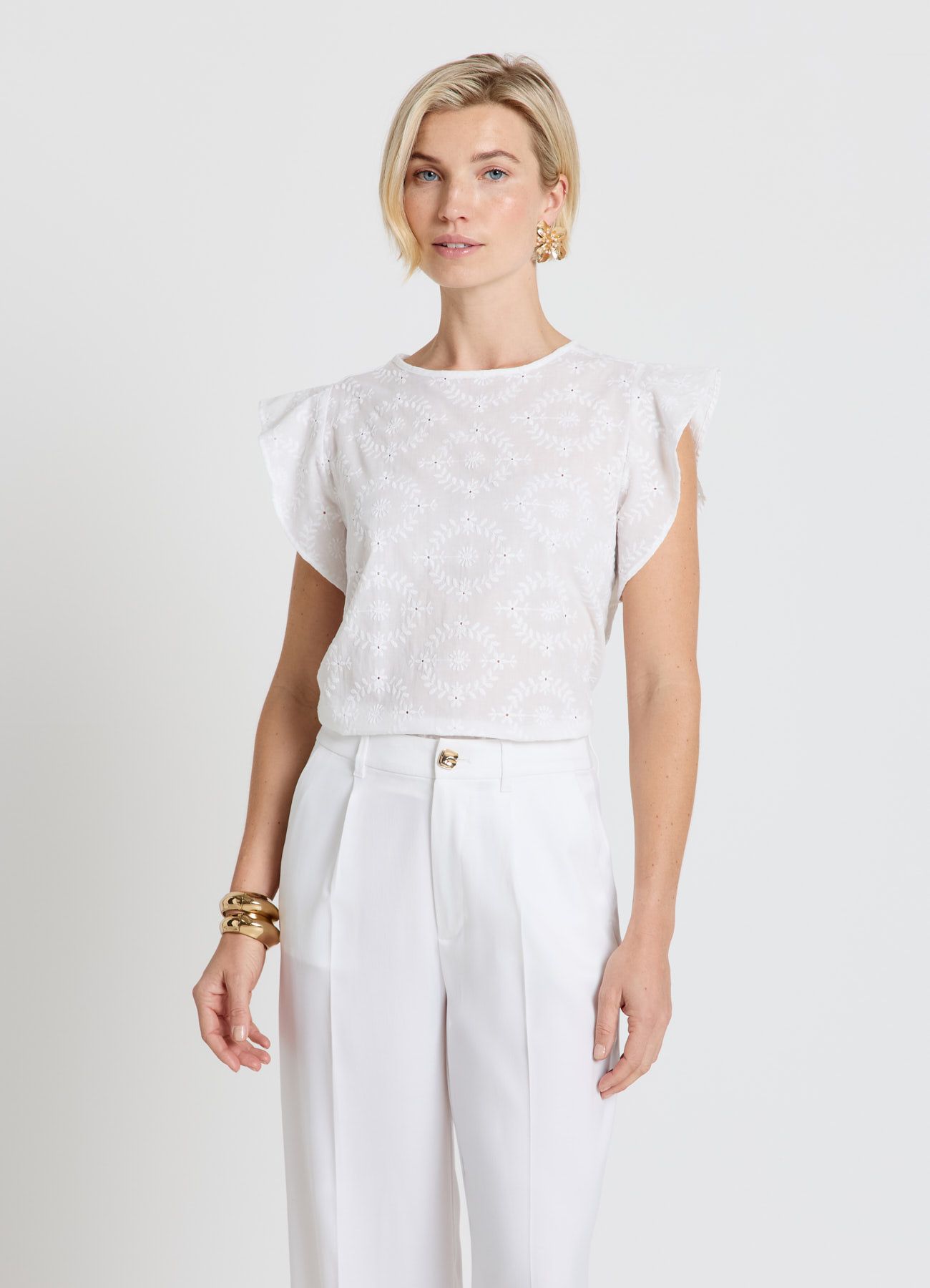 Short-sleeved shirt Woman Calliope det_2