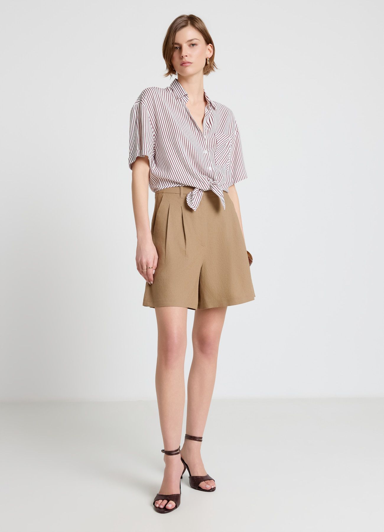 Short-sleeved shirt Woman Calliope det_1