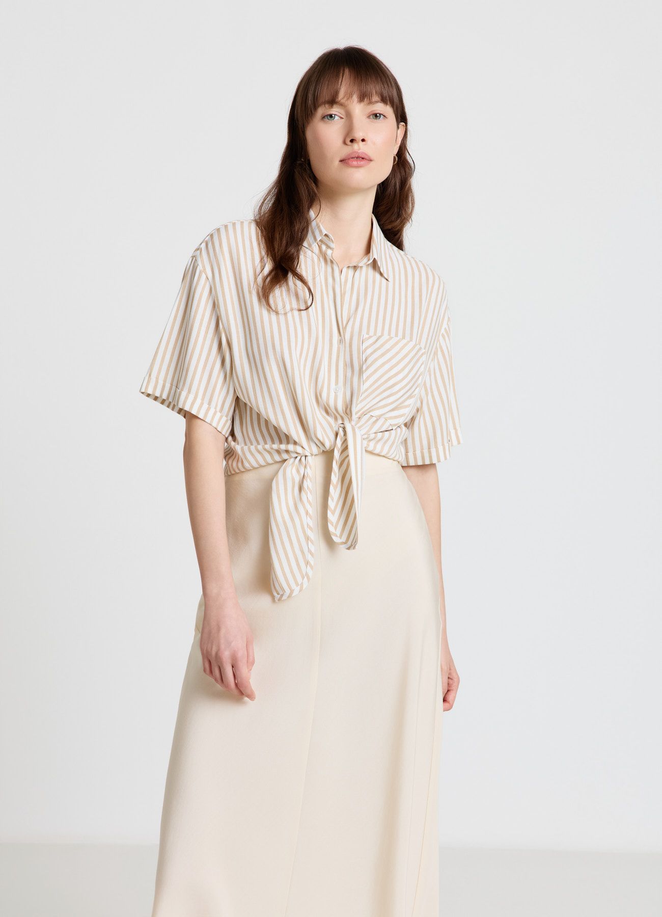 Short-sleeved shirt Woman Calliope det_2