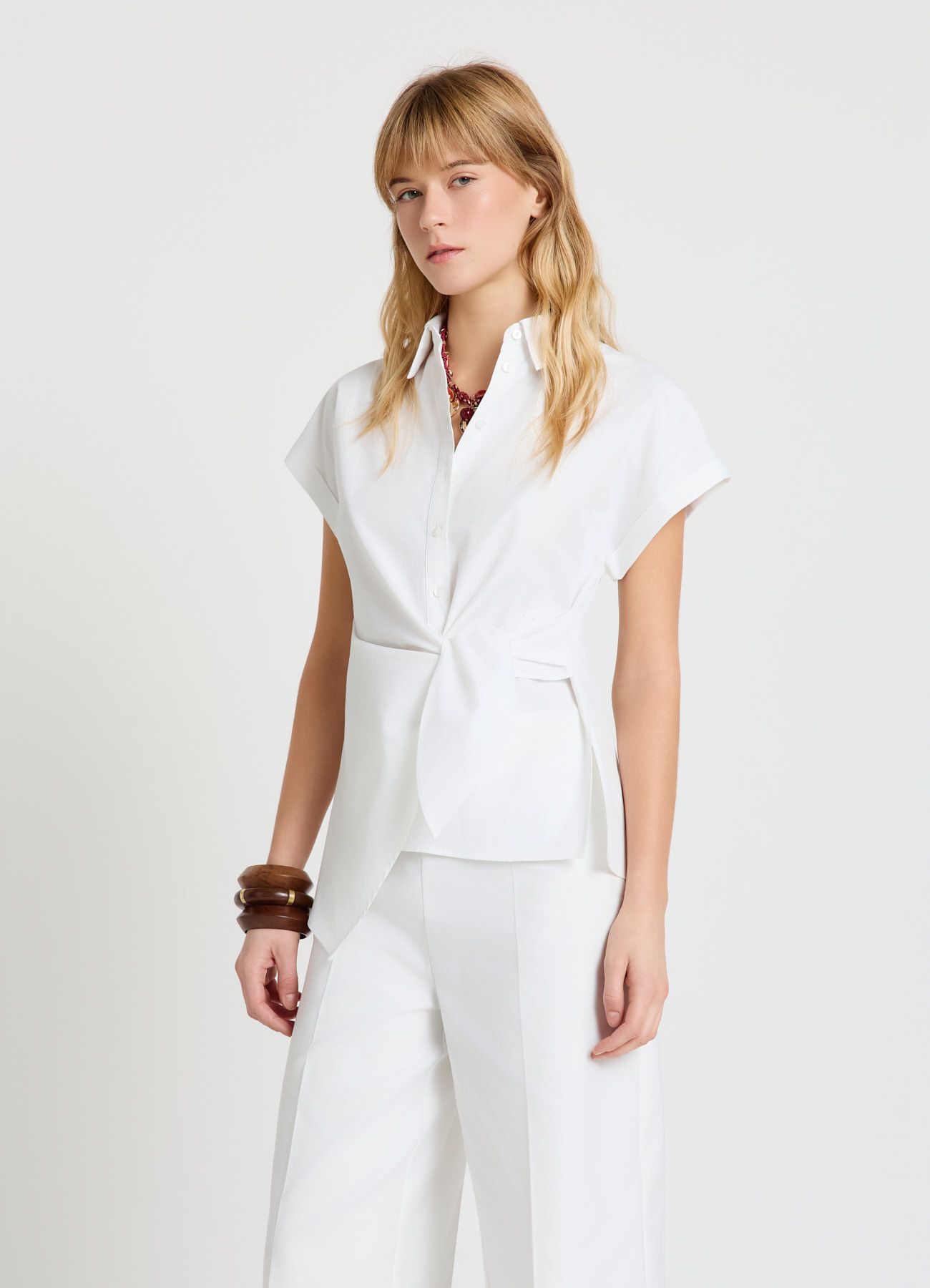 Short-sleeved shirt Woman Calliope det_2