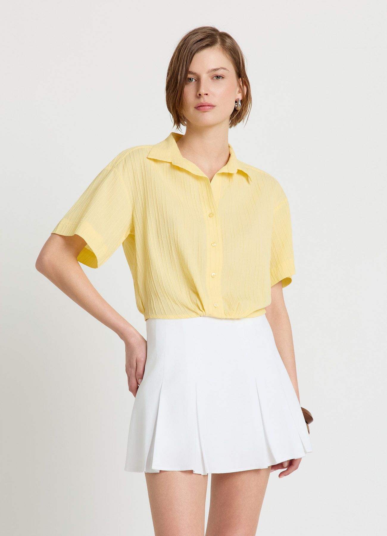 Short-sleeved shirt Woman Calliope det_2