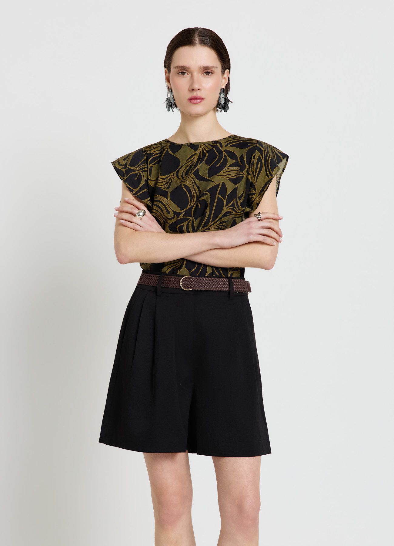 Short-sleeved shirt Woman Calliope det_2