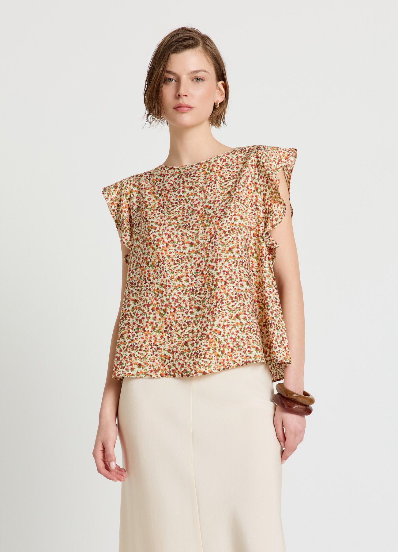 Short-sleeved shirt Woman Calliope det_2