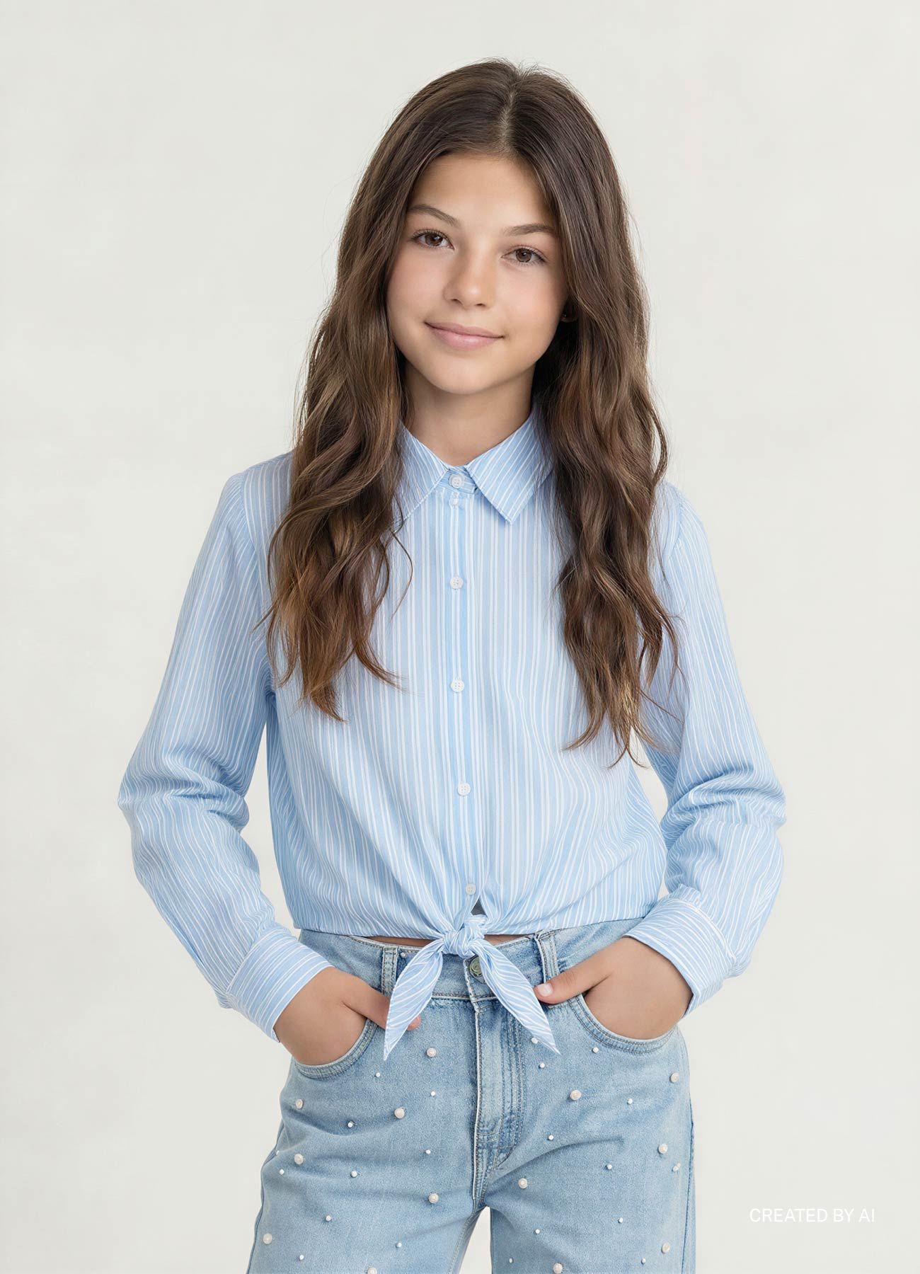 Camicia ML Devojčice 022 det_2