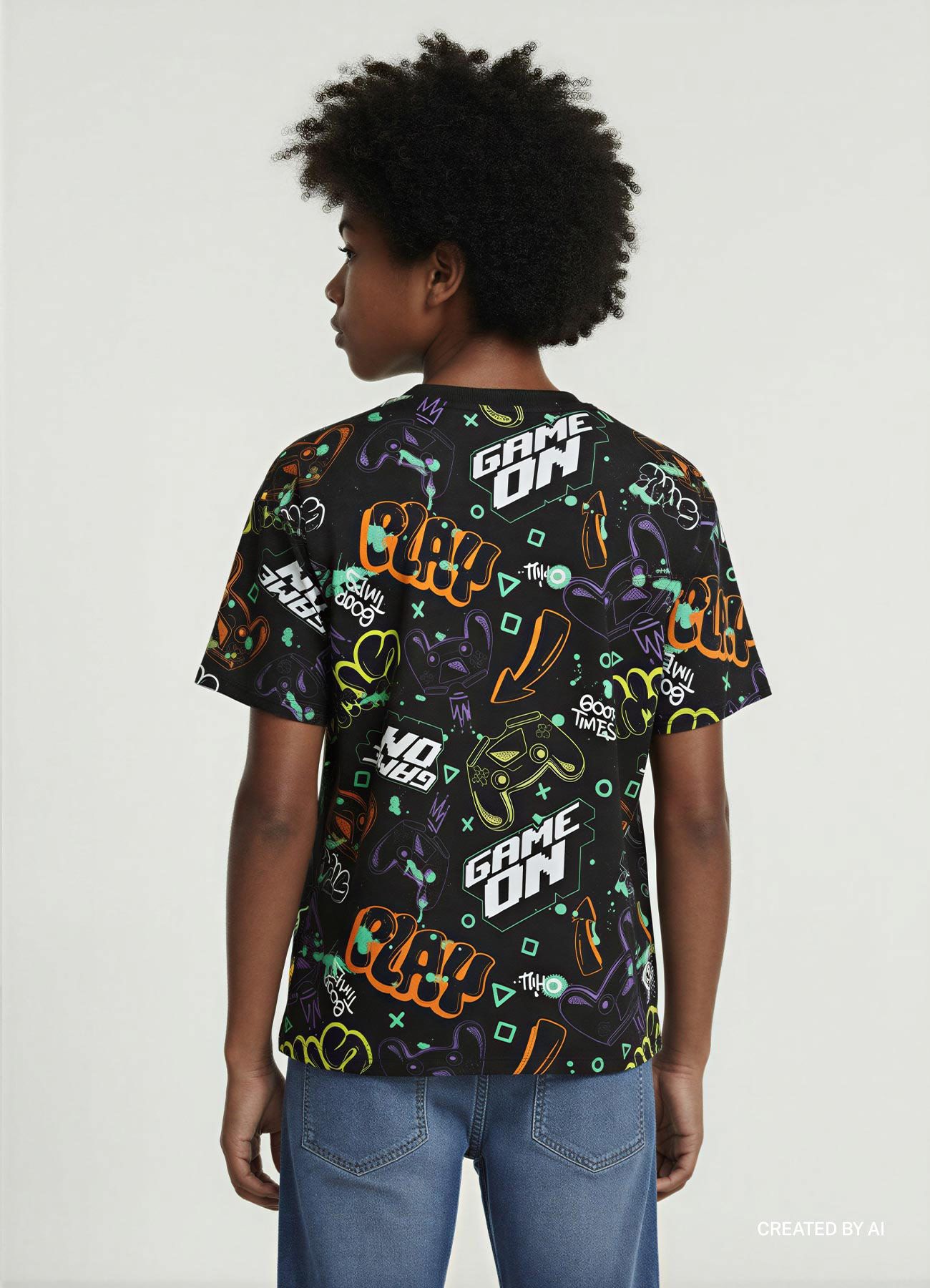 Short-sleeved T-shirt Boys Calliope Kids in_i4