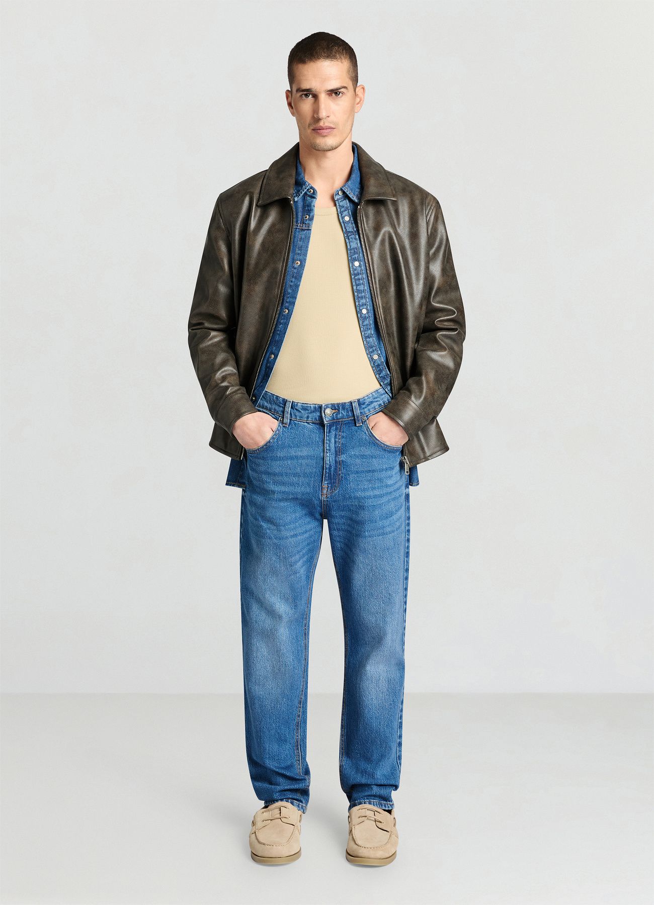 Nohavice jeans dlhe Muz Calliope