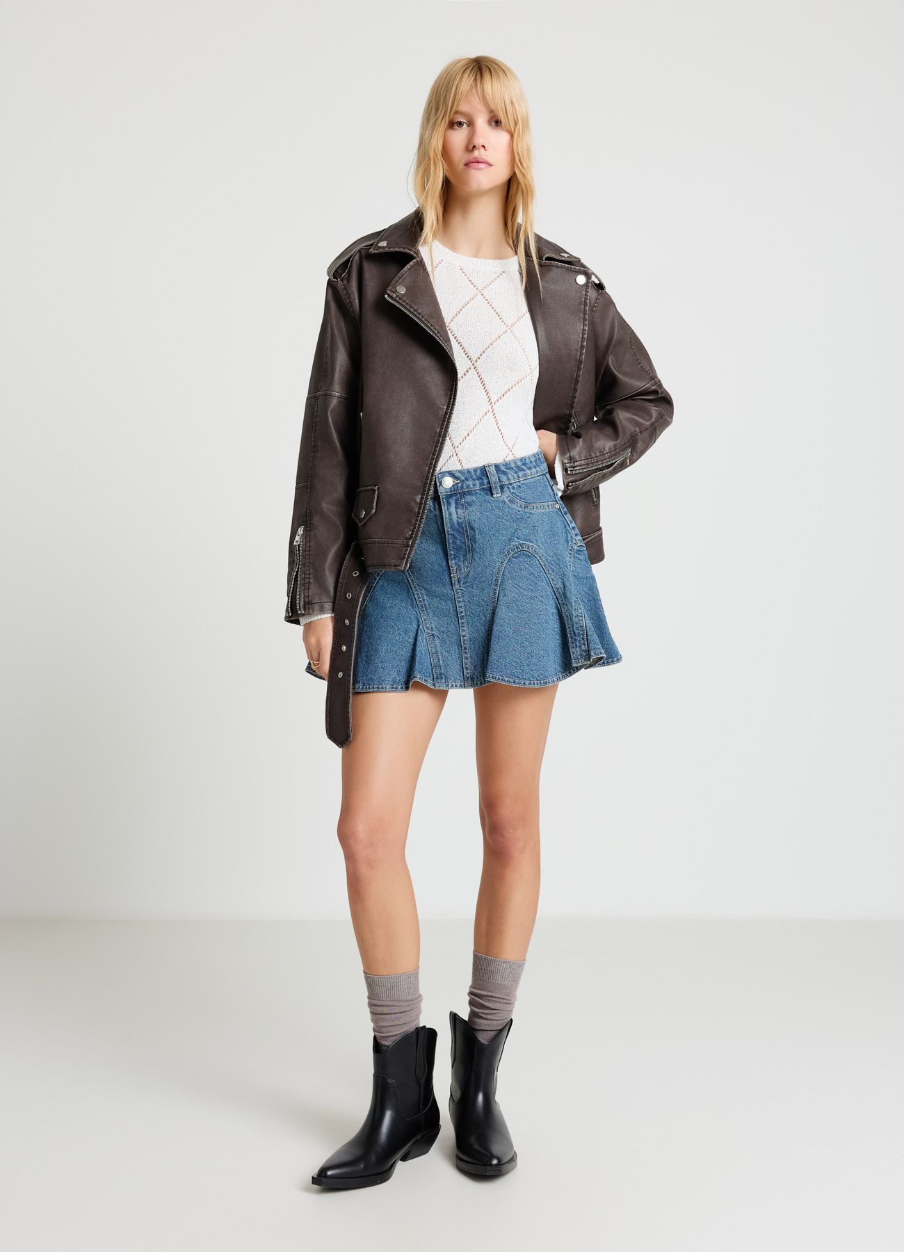 Nohavice jeans kratke Zena Calliope