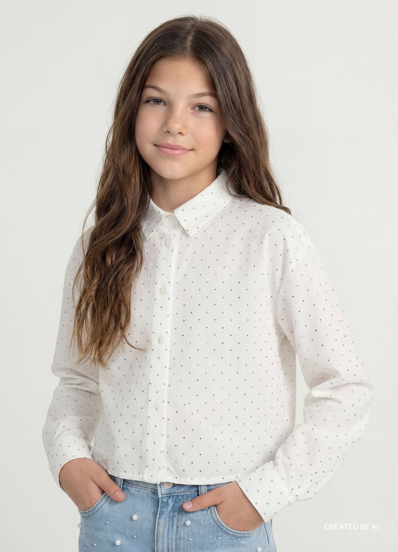 Camicia ML Devojčice 022 det_2