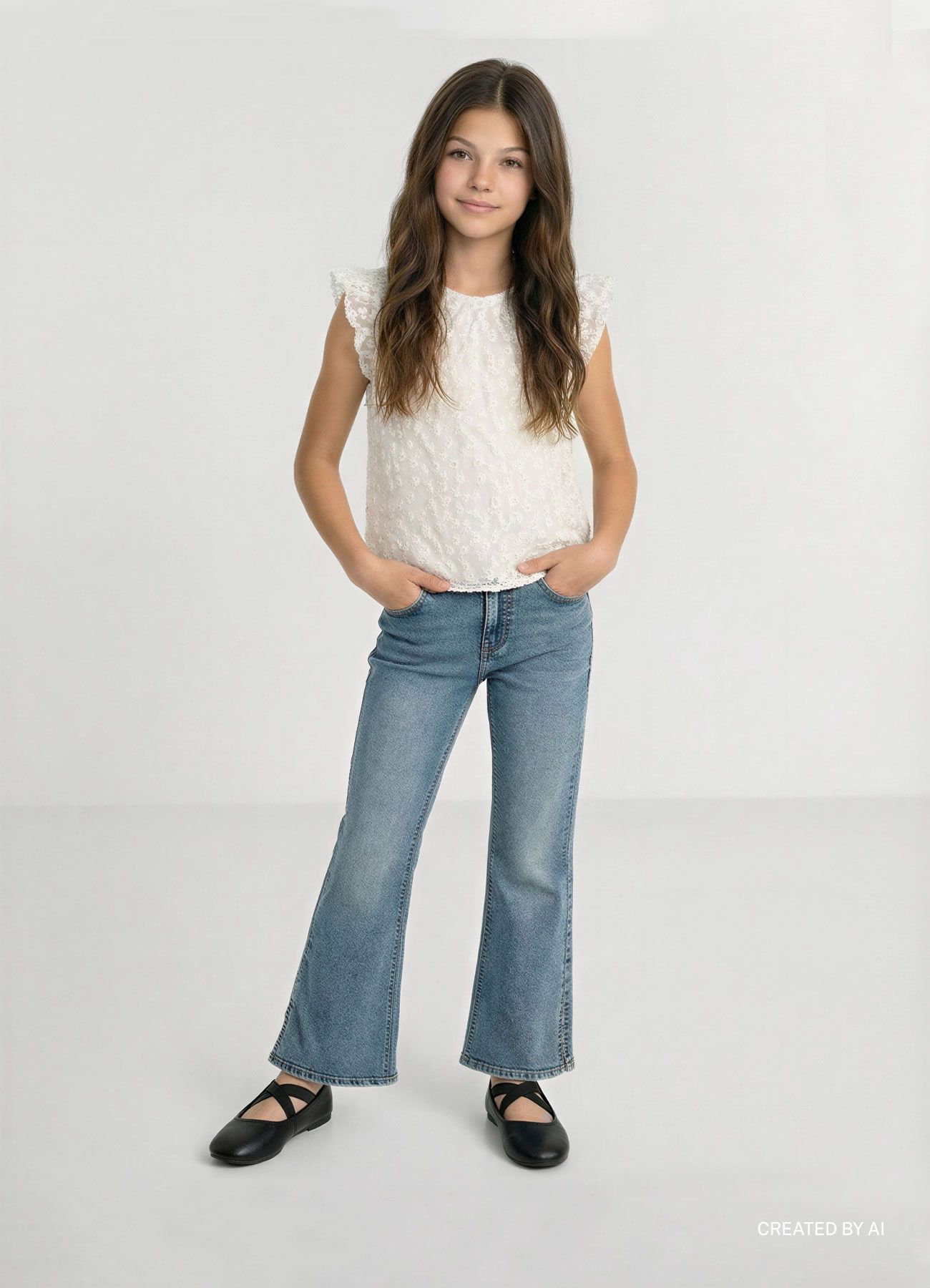 Camicia MC Devojčice 022 det_1