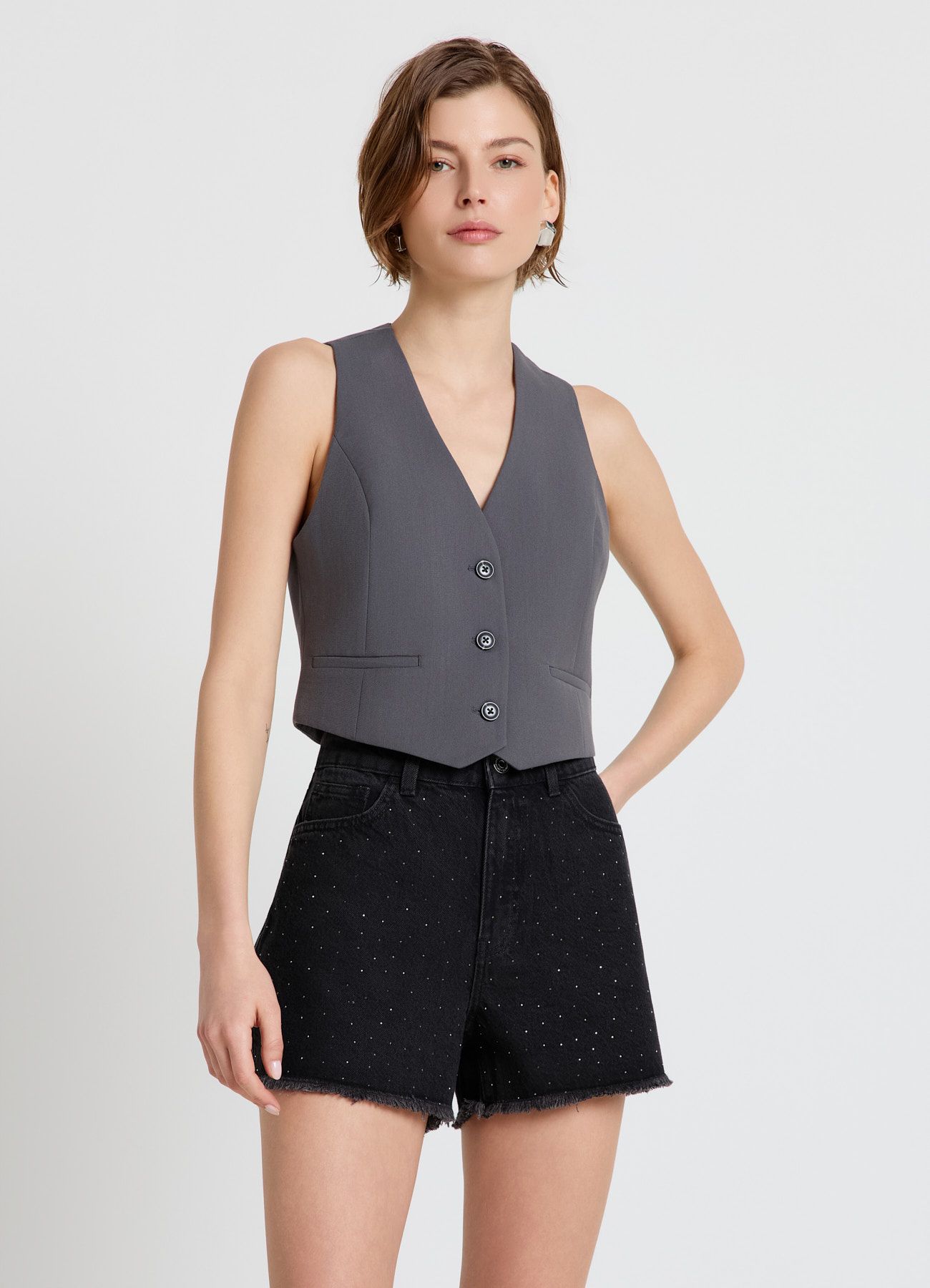 Pantalone Jeans Corto Žene Calliope det_2