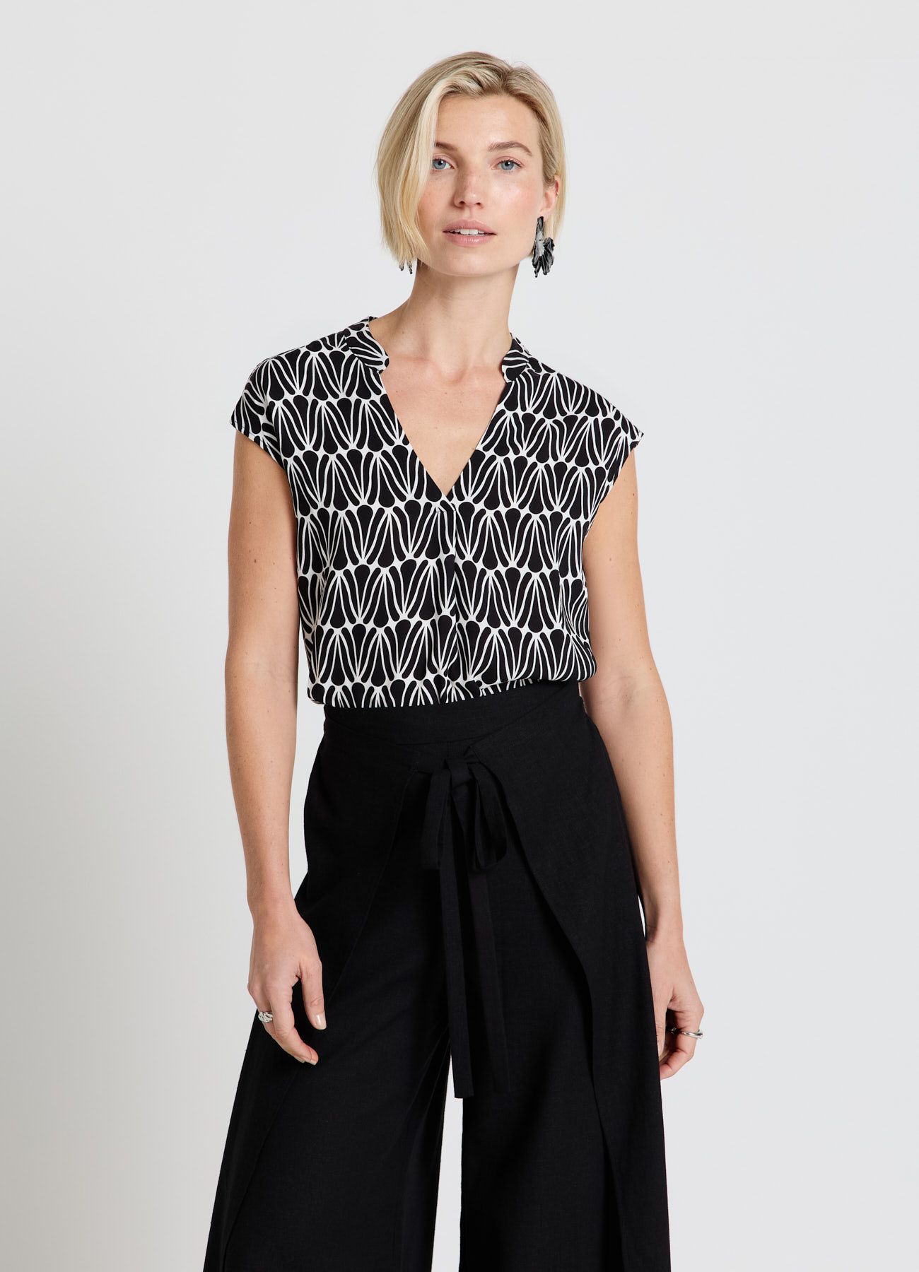 Short-sleeved shirt Woman Calliope det_2