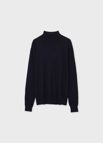 Maglione Uomo Collo Alto Lana Elisabetta Franchi Pullover Collo