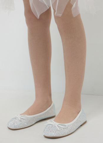 Ballet Flats Glitter Scarpa Ballerina Bambina Scarpe Ballerine
