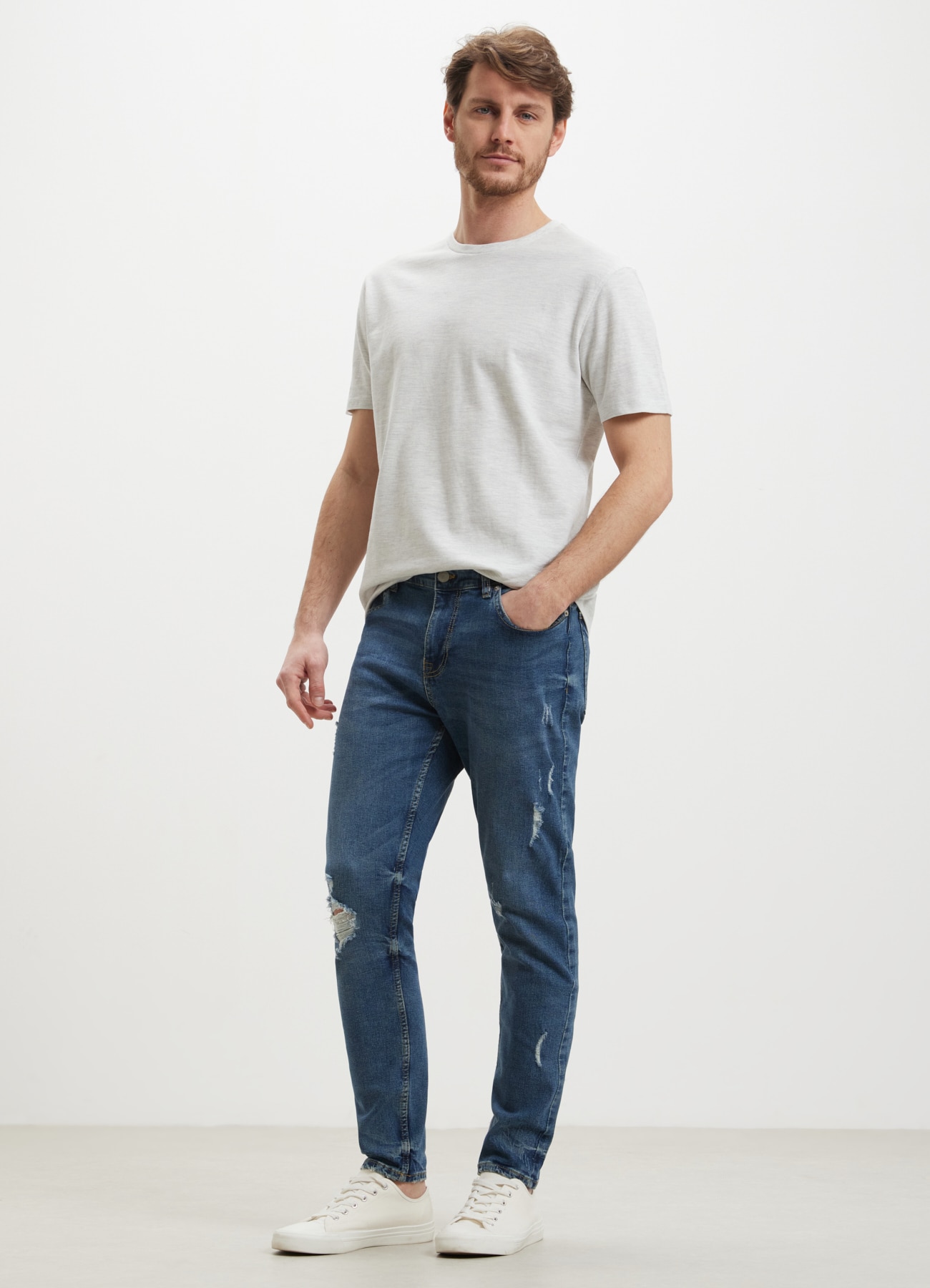 jeans middle blue denim | Calliope